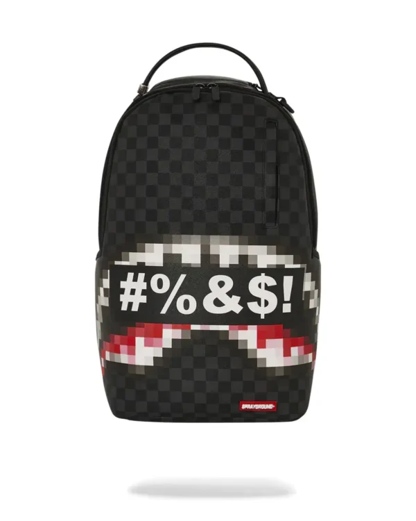 SPRAYGROUND Mochila Negra Censurado