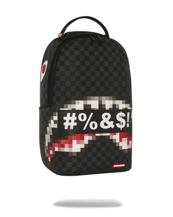 SPRAYGROUND Mochila Negra Censurado - Imagen 3