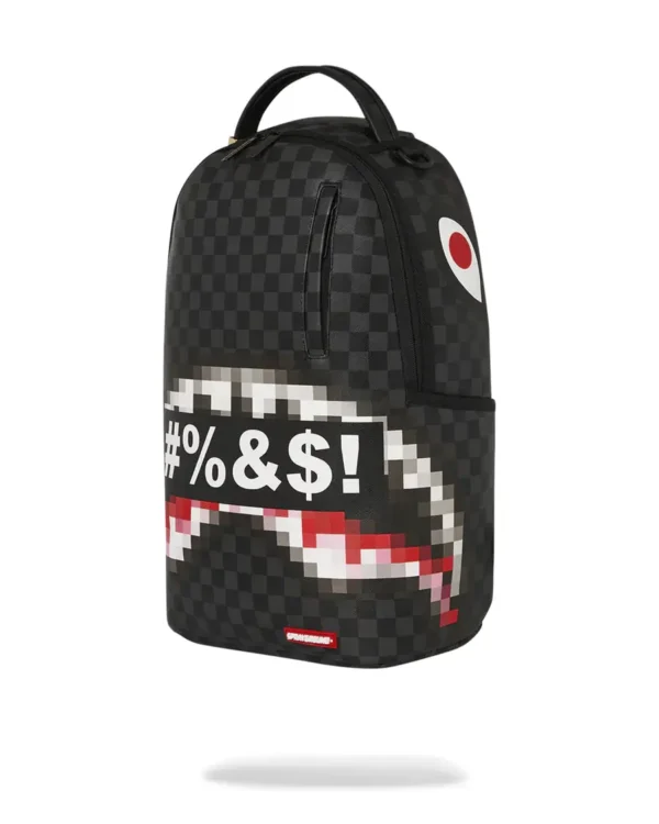 SPRAYGROUND Mochila Negra Censurado - Imagen 7