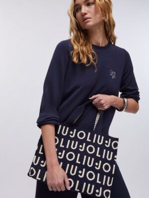 Bolso tote mediano de punto