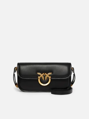 Bolso bandolera pequeño Love Bag Box de napa