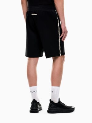 Bermudas Logo Series en interlock de mezcla de algodón