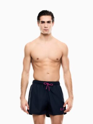 Bermudas Logo Series en interlock de mezcla de algodón